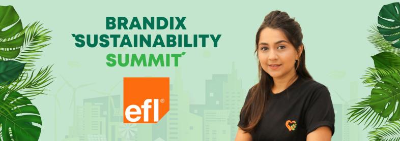 EFL Brandix Sustainability Summit banner
