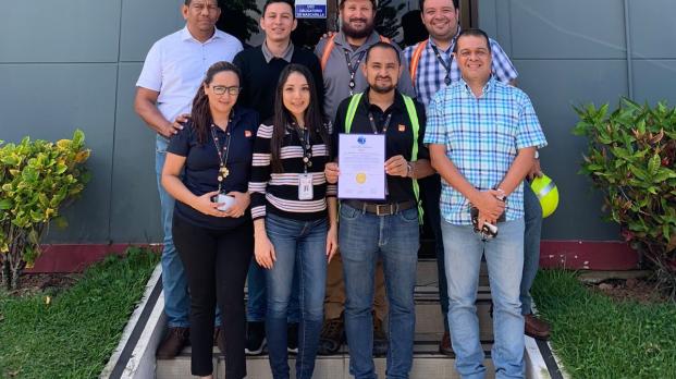 El Salvador team with BASC certification