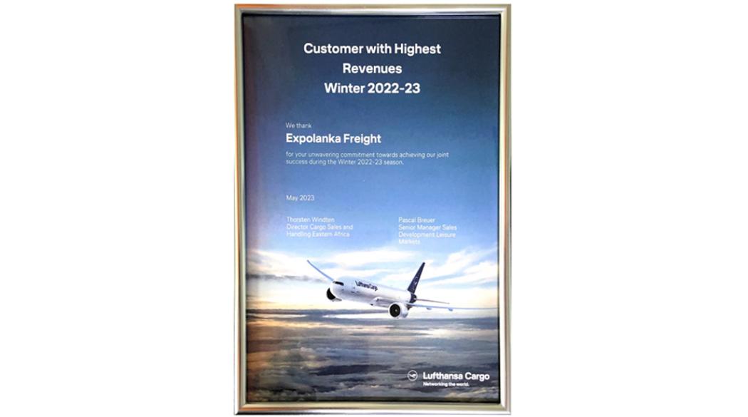 EFL Global Mauritius - Lufthansa Cargo's Highest Revenue-Generating Customer